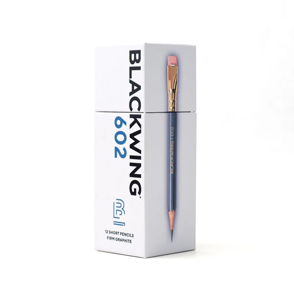 Blackwing 602 Short Pencils (Set of 12)