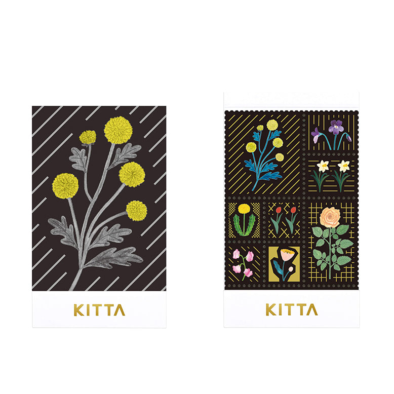 KITTA Special Masking Seal Sticker with Gold Foil