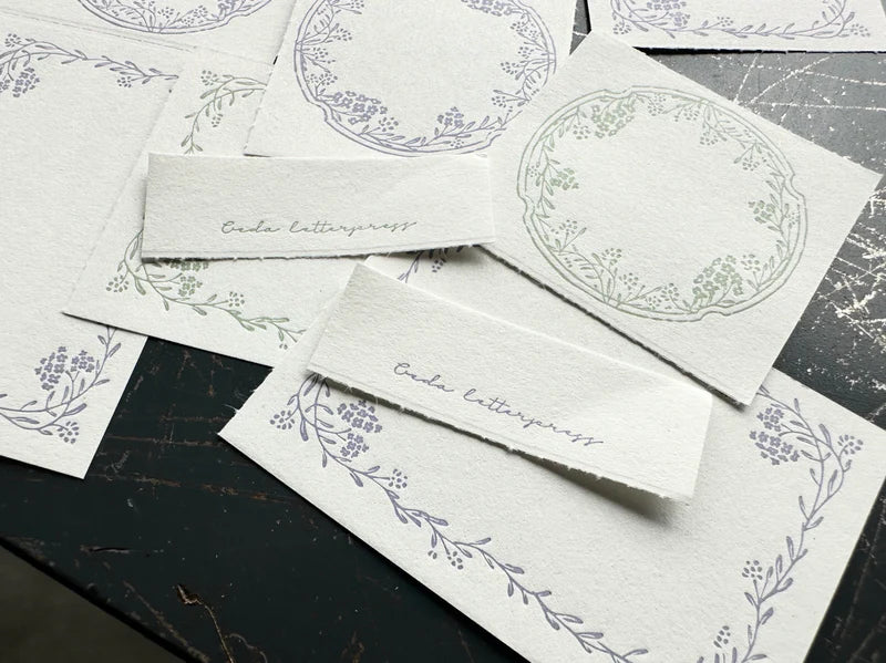 OEDA Letterpress 3 Pattern Label Book