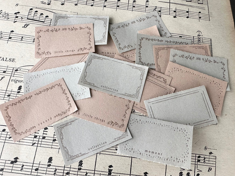 OEDA Letterpress 5 Word Label Book