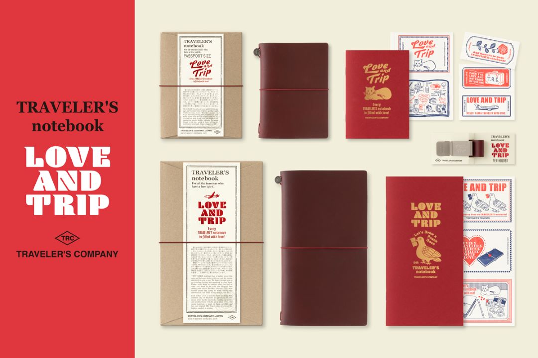 Traveler's Notebook Love and Trip Limited Edition – Everything