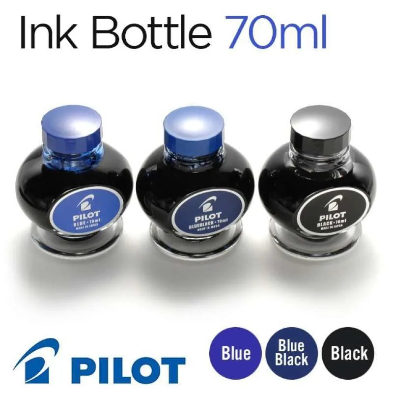 Pilot Ink Review Pilot Blue-Black Fountain Pen Ink (70ml Bottle) Pilot
