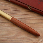 Wooden Fountain Pen Brass Rosewood
