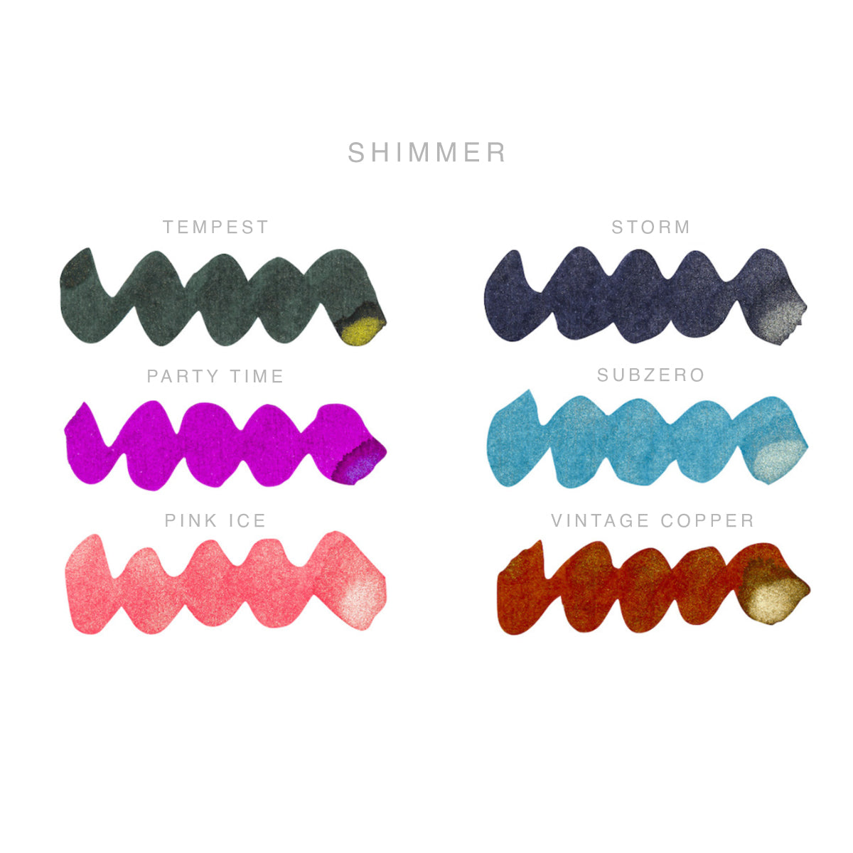 Diamine Inkvent Fountain Pen Ink (50ml) Red Edition Shimmer