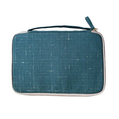 Kyoku Haku Teal Zippered Pen Case [10 Slots]