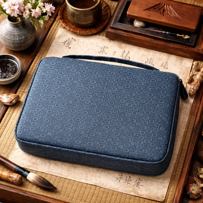 Kyoku Haku Japanese Fabric Zippered Pen Case [20 Slots]