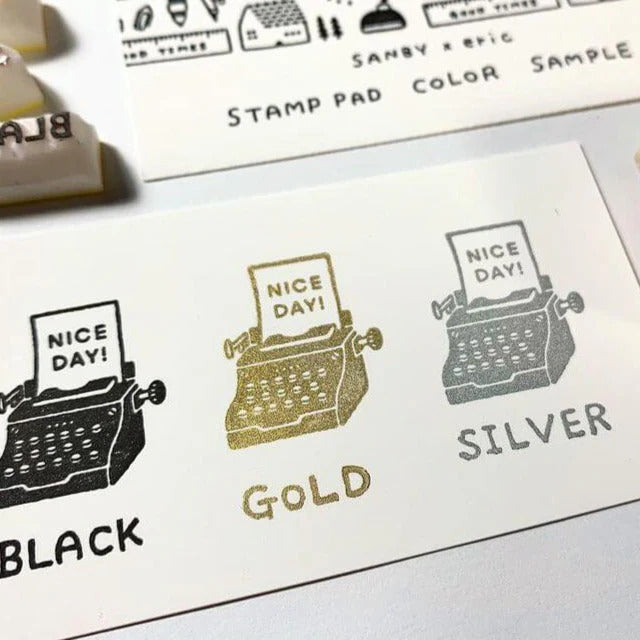 Sanby Stamp Pads (Black, Gold, Silver, Navy, Brown)