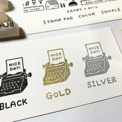Sanby Stamp Pads (Black, Gold, Silver, Navy, Brown)