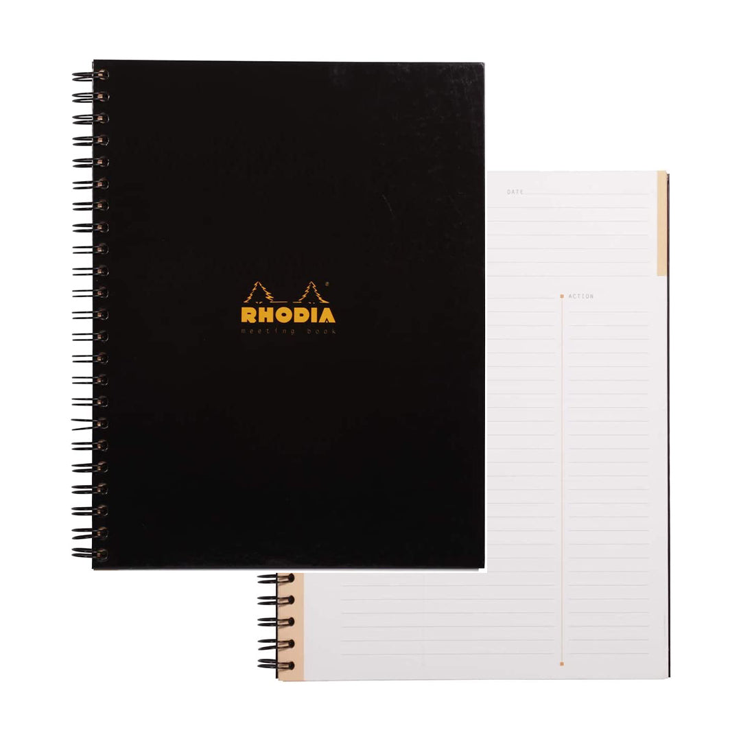 Rhodia Wirebound Meeting Book A4+ Hardcover