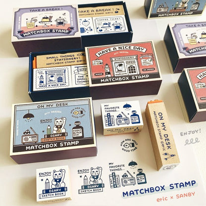 Sanby x Eric Small Things Matchbook Stamp Set