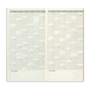 Traveler's Notebook (Regular Size) 2024 Monthly Refill