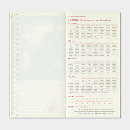 Traveler's Notebook (Regular Size) 2025 Monthly Refill