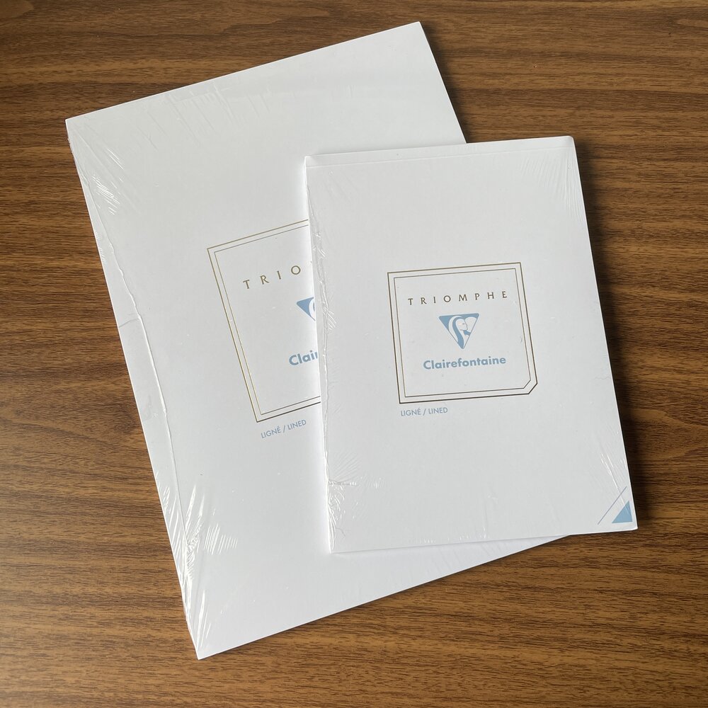 Clairefontaine Triomphe Stapled Writing Pads (A5/A4)