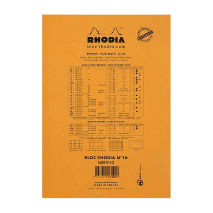Rhodia Meeting Pad #16