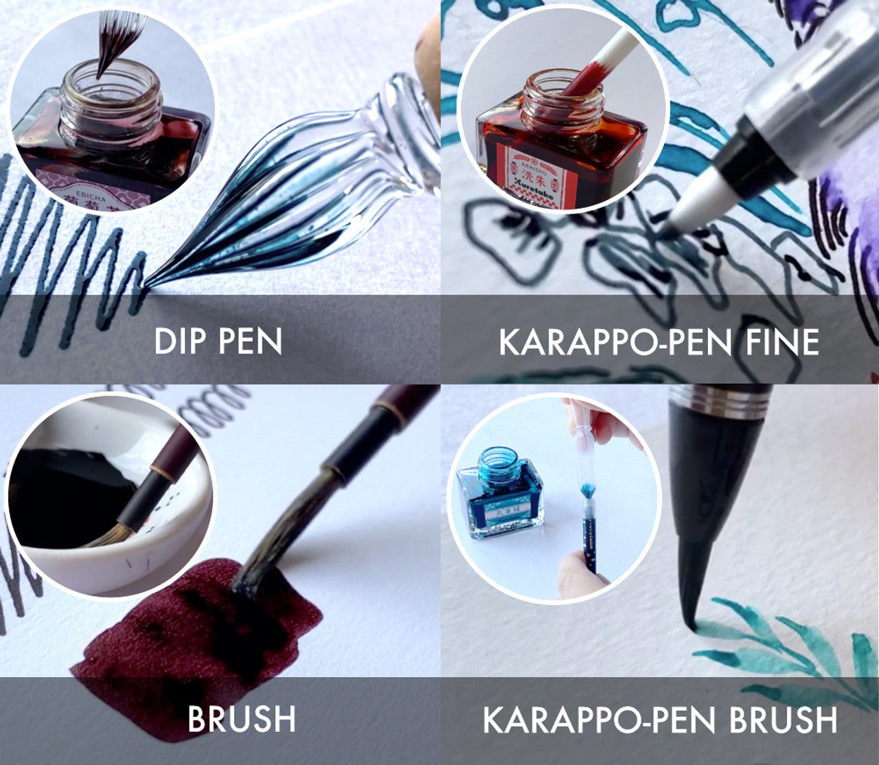 Kuretake Ink Café "Meiji no Iro" Bottled Inks (20ml)