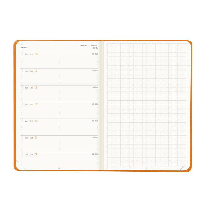 Rhodia Weekly Webplanner 2024 (A5/A6) Horizontal