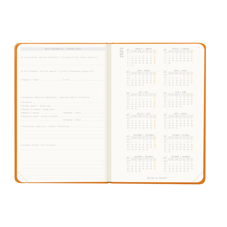 Rhodia Weekly Webplanner 2024 (A5/A6) Horizontal