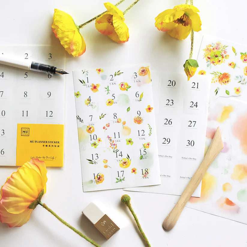 MU Date Stickers