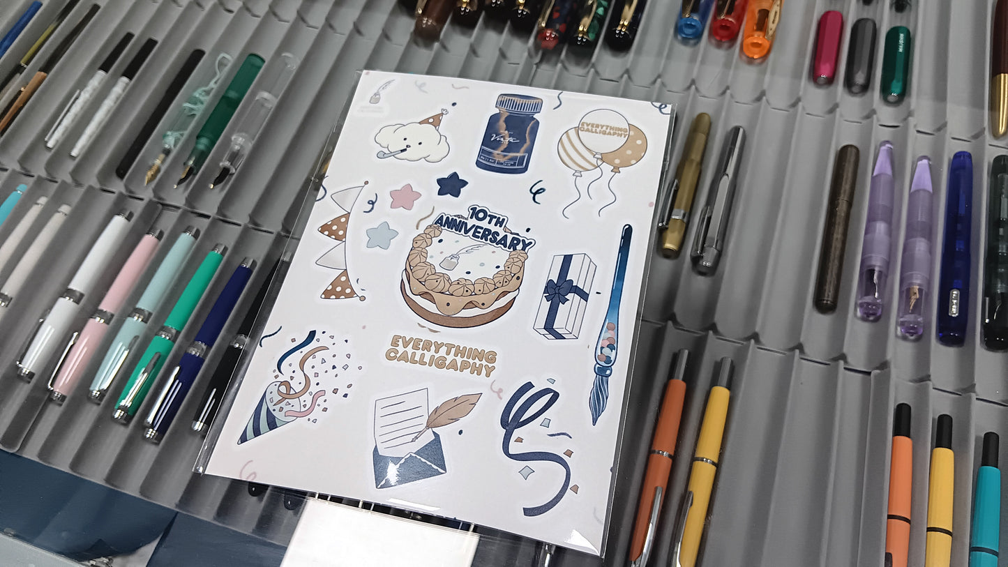 Everything Calligraphy 10th Anniversary Merch Set