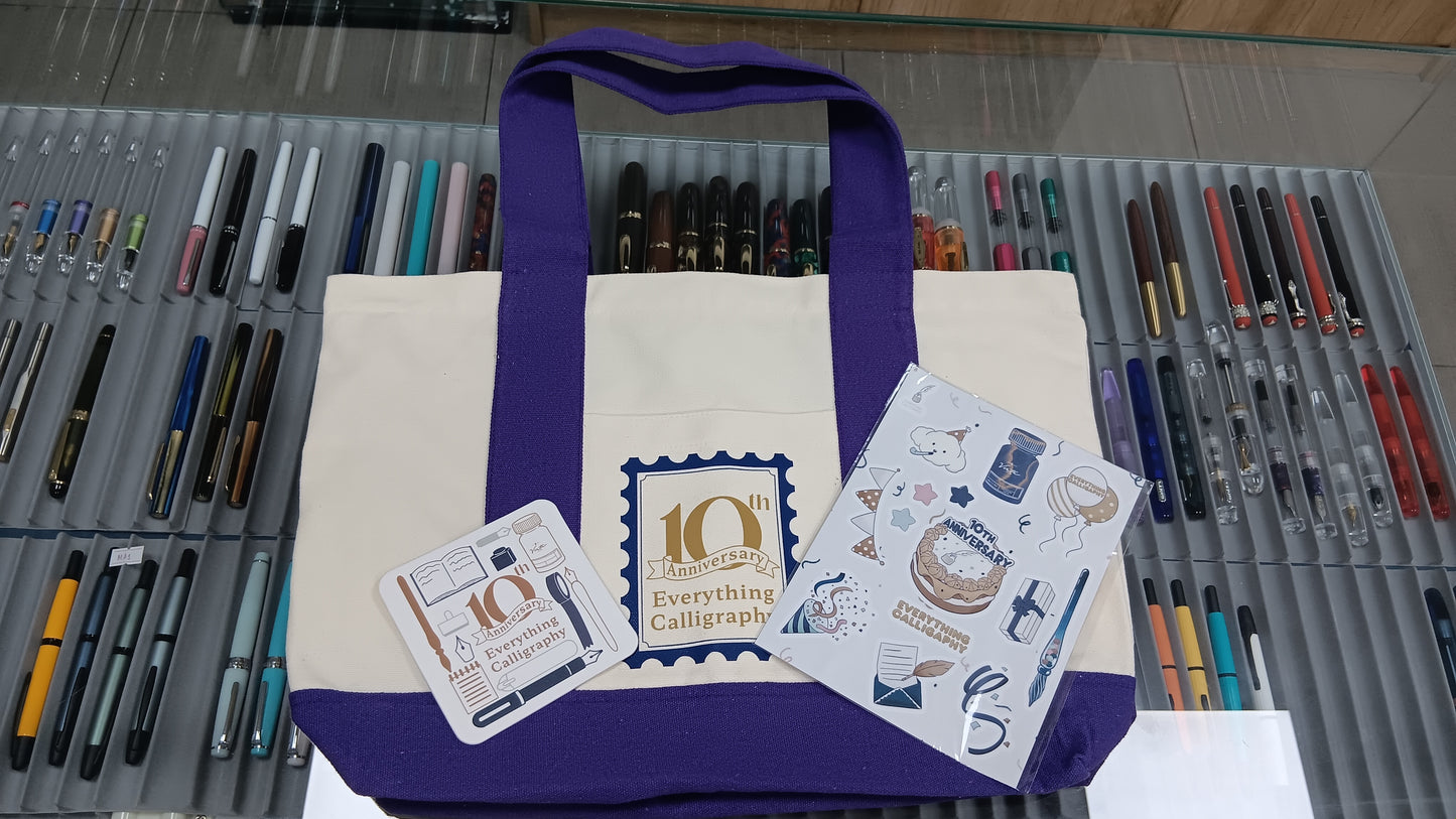 Everything Calligraphy 10th Anniversary Merch Set