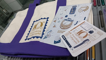 Everything Calligraphy 10th Anniversary Merch Set