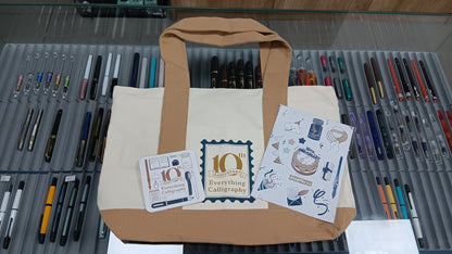 Everything Calligraphy 10th Anniversary Merch Set