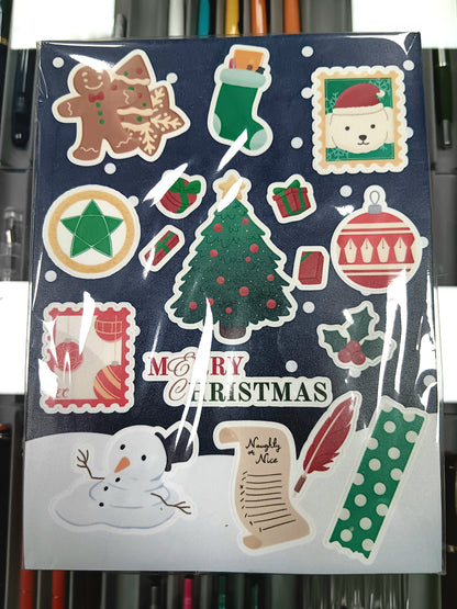 Everything Calligraphy Christmas Sticker Sheet 2025