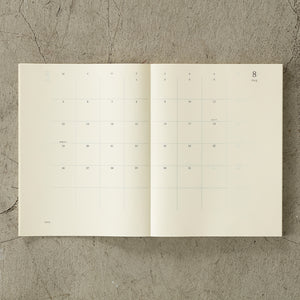 Midori MD Notebook Diary Thin 2024