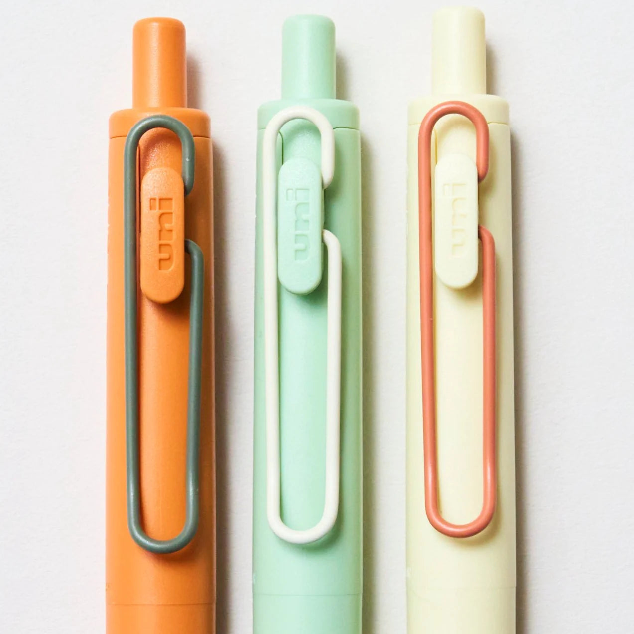 Uni-ball One F Color Clip Gel Pens (Limited Edition)