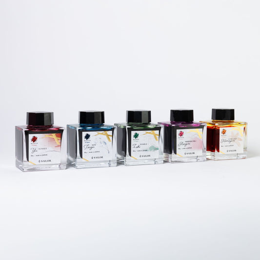 Sailor Manyo 5th Anniversary Limited Edition (50ml) Fountain Pen Inks