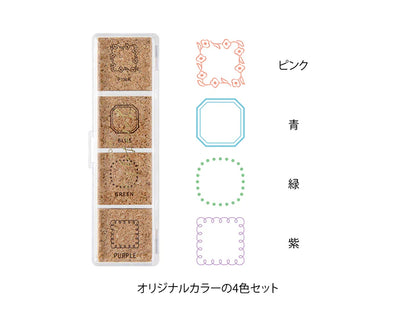 Midori Yuru Log Pre-Inked Stamp