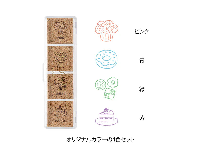 Midori Yuru Log Pre-Inked Stamp