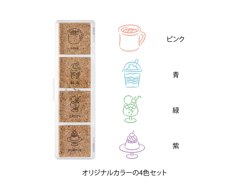 Midori Yuru Log Pre-Inked Stamp