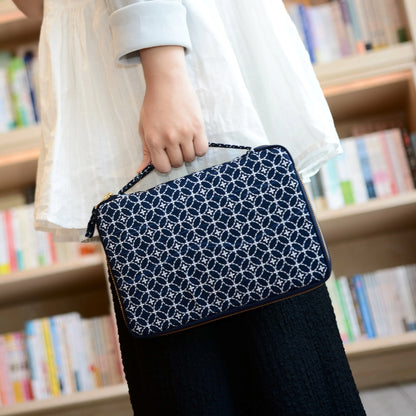 Kyoku Haku Siraya Rippling Waters Zippered Notebook Jacket [A5 Size]