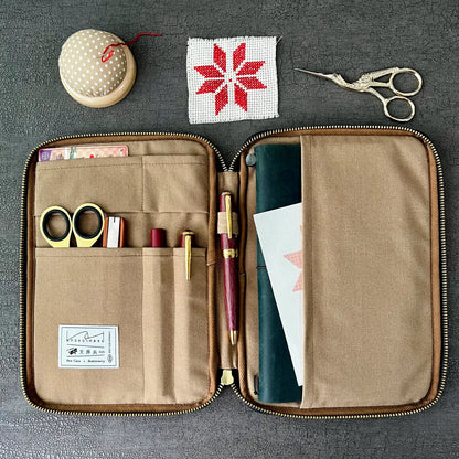 Kyoku Haku Siraya Belief Zippered Notebook Jacket [A5 Size]