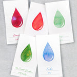 Wearingeul Ink Drop Color Swatch Cards (50 sheets)