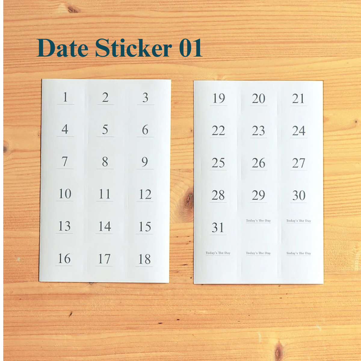 MU Date Stickers