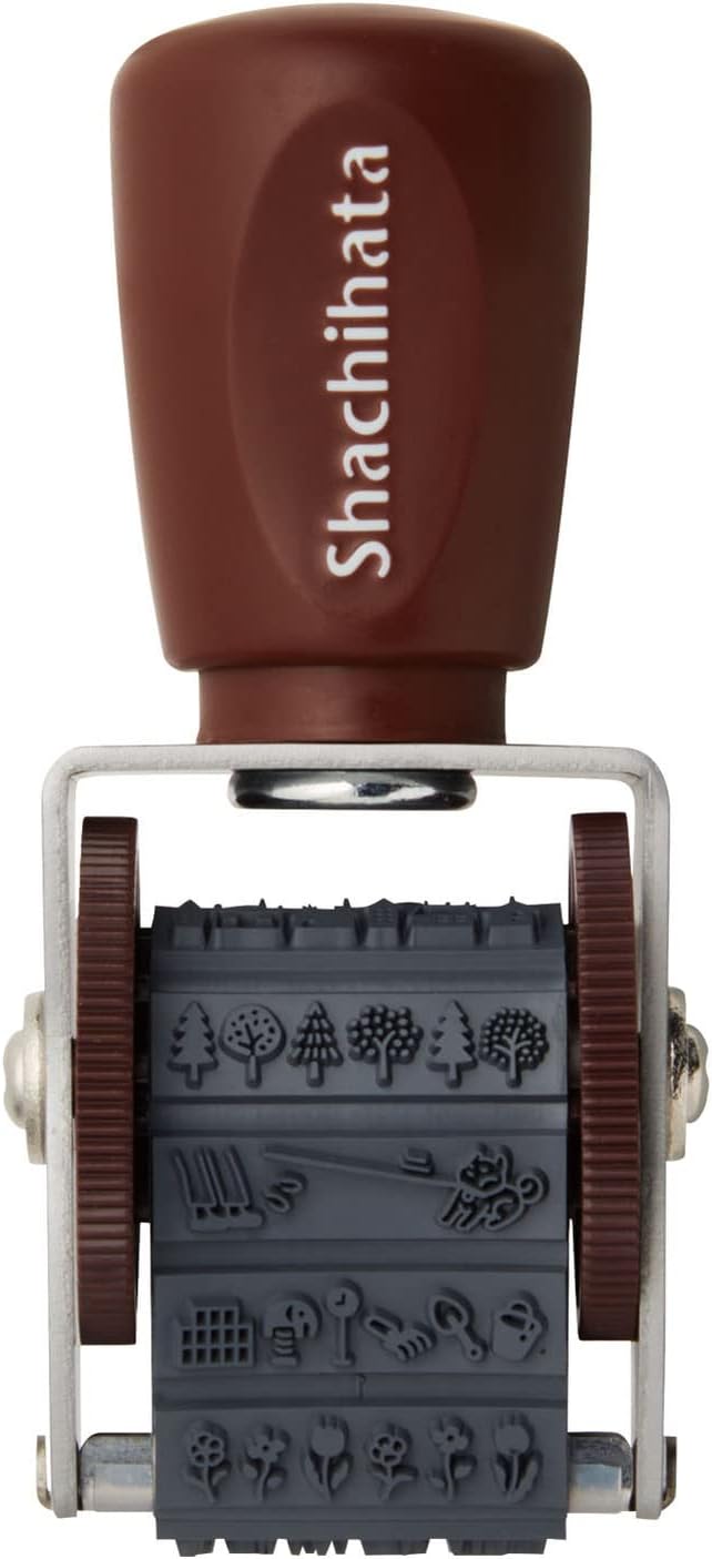 Shachihata Rotating Decoration Stamp Mini