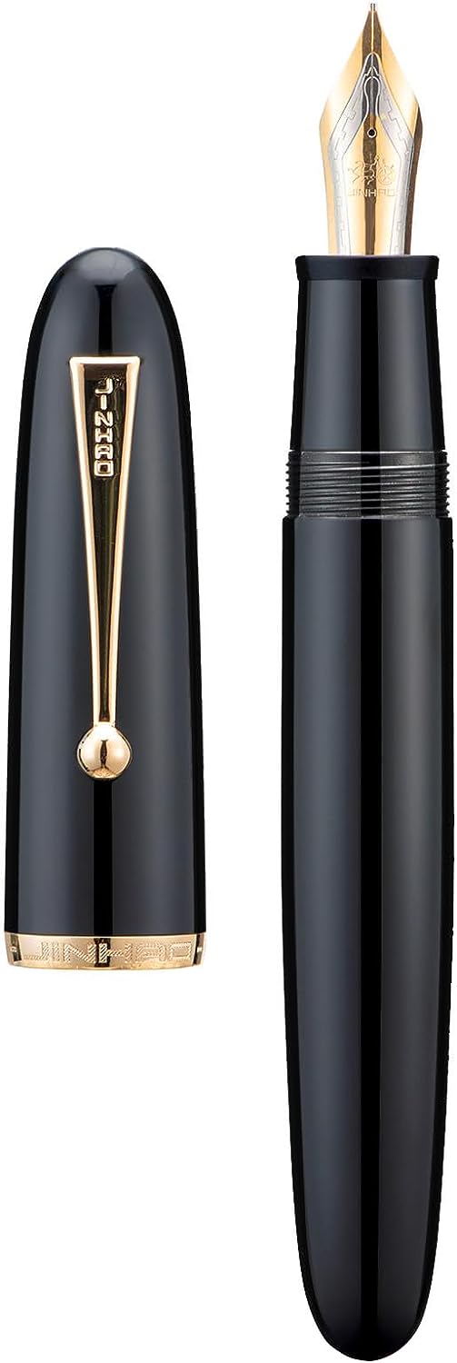 Jinhao 9019 Dadao Vulpen met medium fijne penpunt, maat 8, houder van Jinhao 9019 Dadao Vulpen met medium fijne penpunt, maat 8, houder van