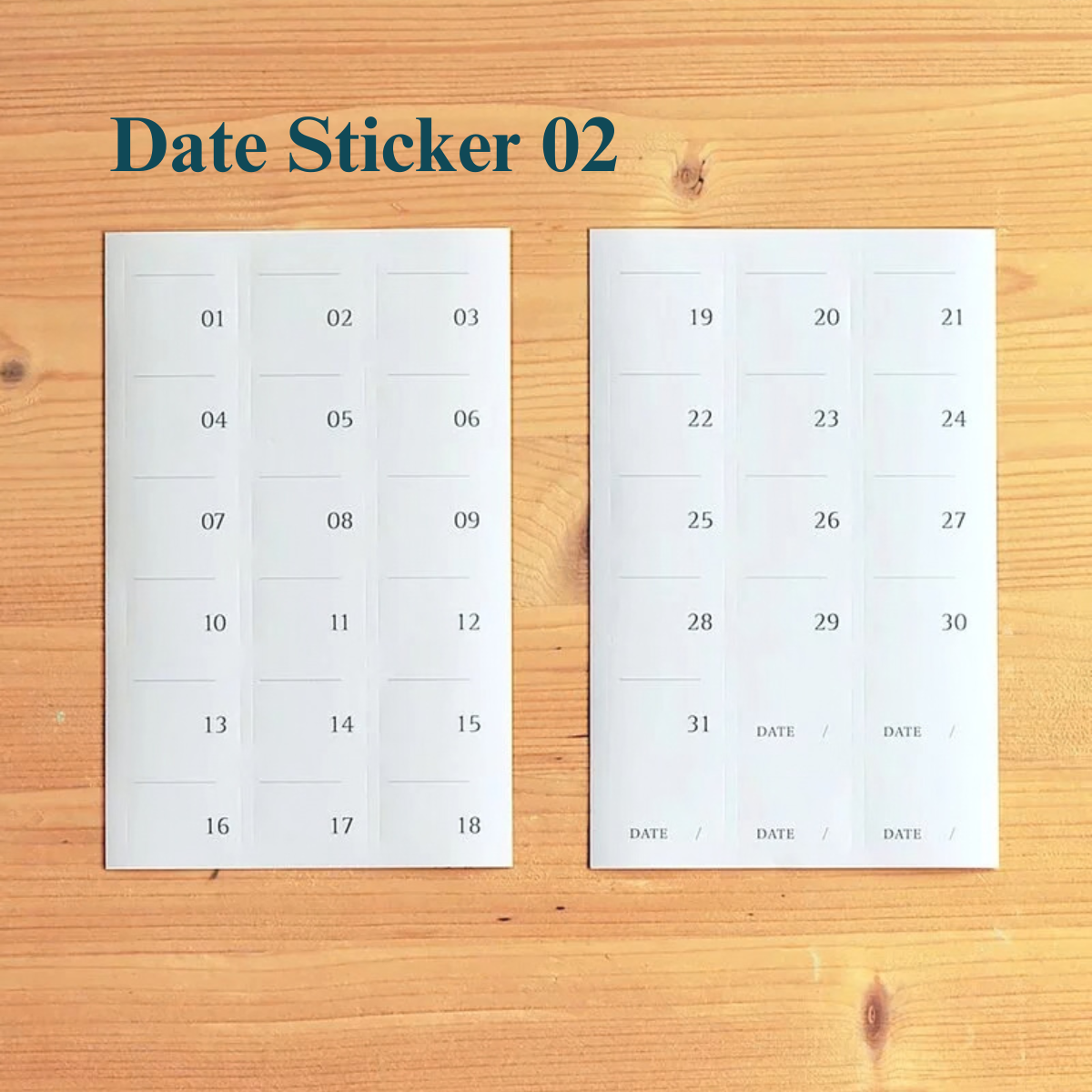 MU Date Stickers