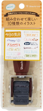 Shachihata Rotating Decoration Stamp Mini
