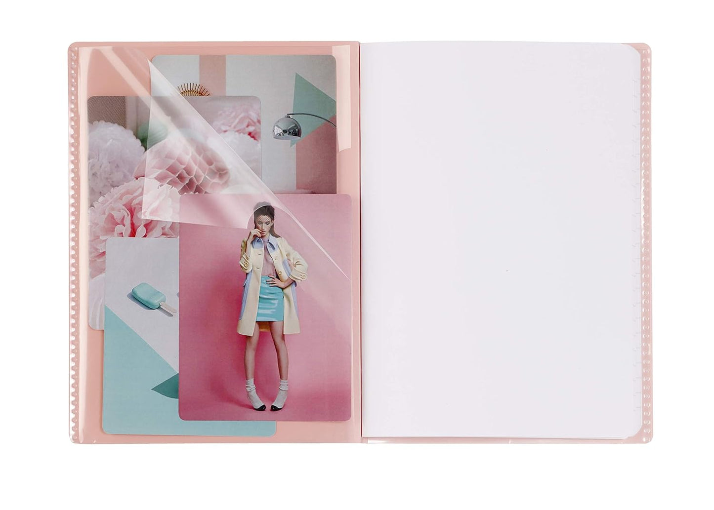 Clairefontaine Koverbook (A5) Blush Stapled Notebook (17 x 22)