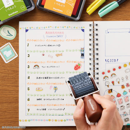 Shachihata Rotating Decoration Stamp Regular