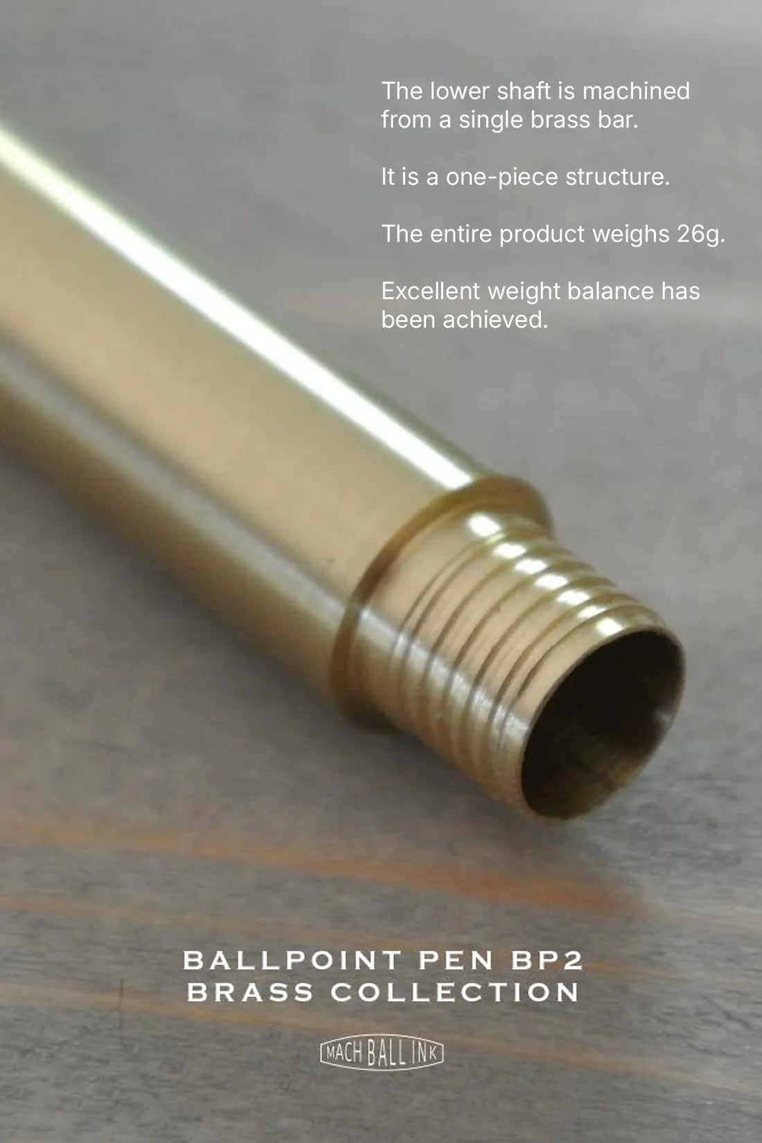 Anterique Mini Ballpoint Pen Brass Edition [0.5mm]