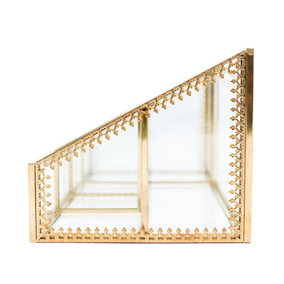 Artemis Luxe Glass Pen and Cosmetics Holder