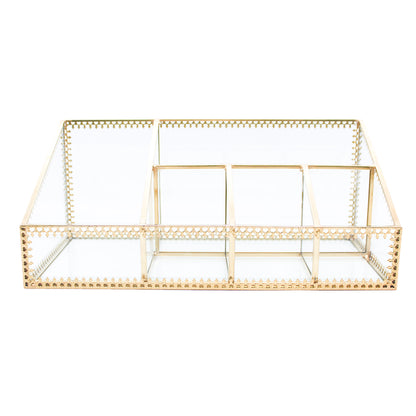 Artemis Luxe Glass Pen and Cosmetics Holder
