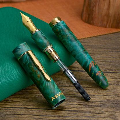 Asvine/Hongdian C2000 Wooden Fountain Pen