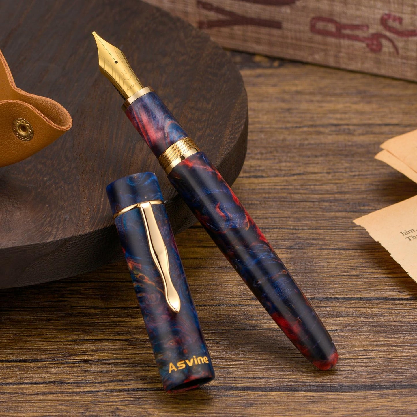Asvine/Hongdian C2000 Wooden Fountain Pen