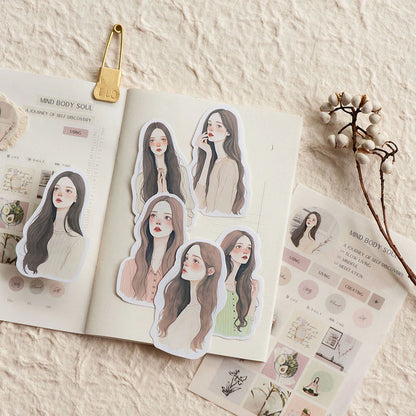MU Girl Stickers 01 - 06
