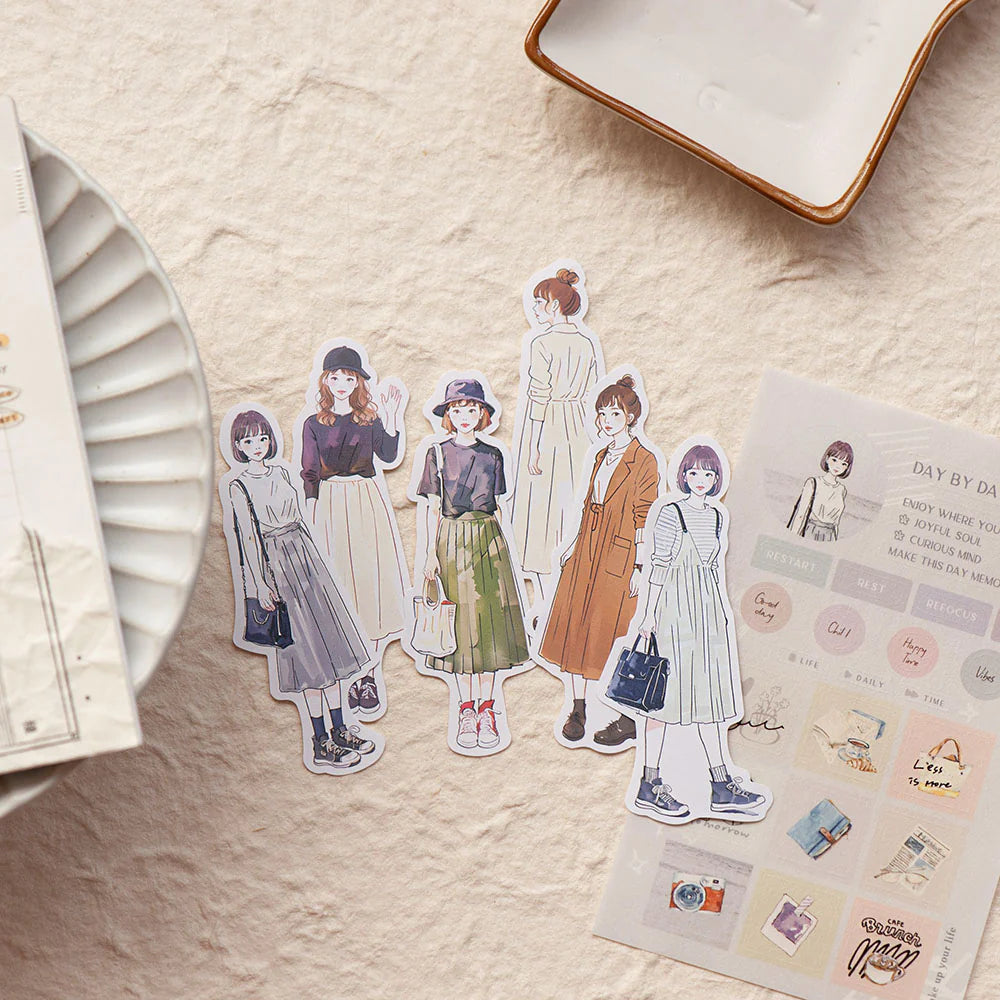 MU Girl Stickers 01 - 06